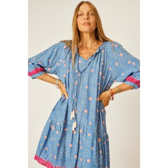 💕NATALIE MARTIN💕 Stevie Dress ~ Pinwheel Denim Small S NWT - Picture 3 of 16